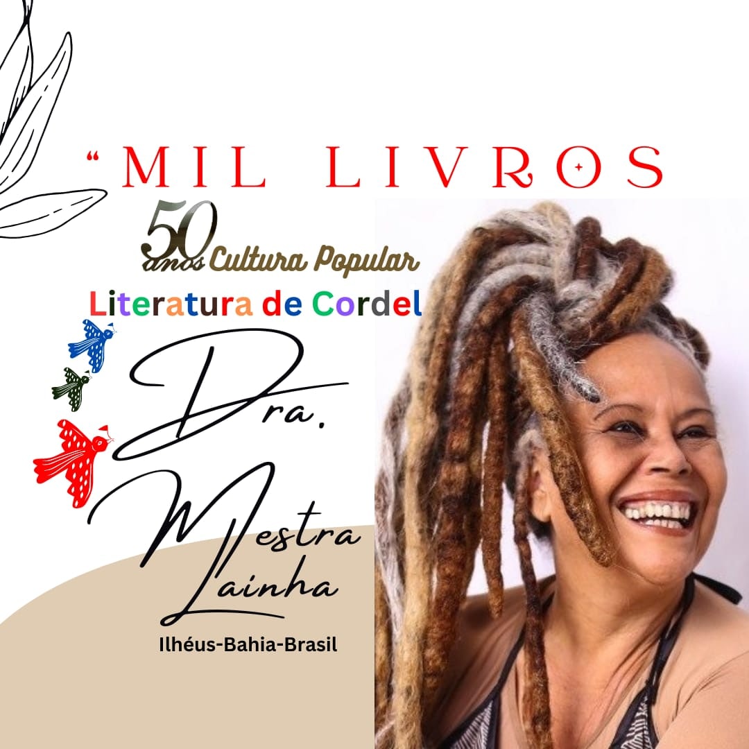 MIL LIVROS DA MESTRA LAINHA PARA O BRASIL NA EXPO-ILHÉUS