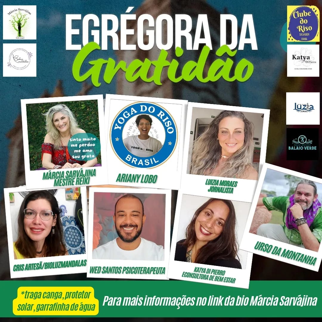 MOVIMENTO EGRÉGORA DA GRATIDÃO 4° EDIÇÃO BONFIM/SALVADOR 