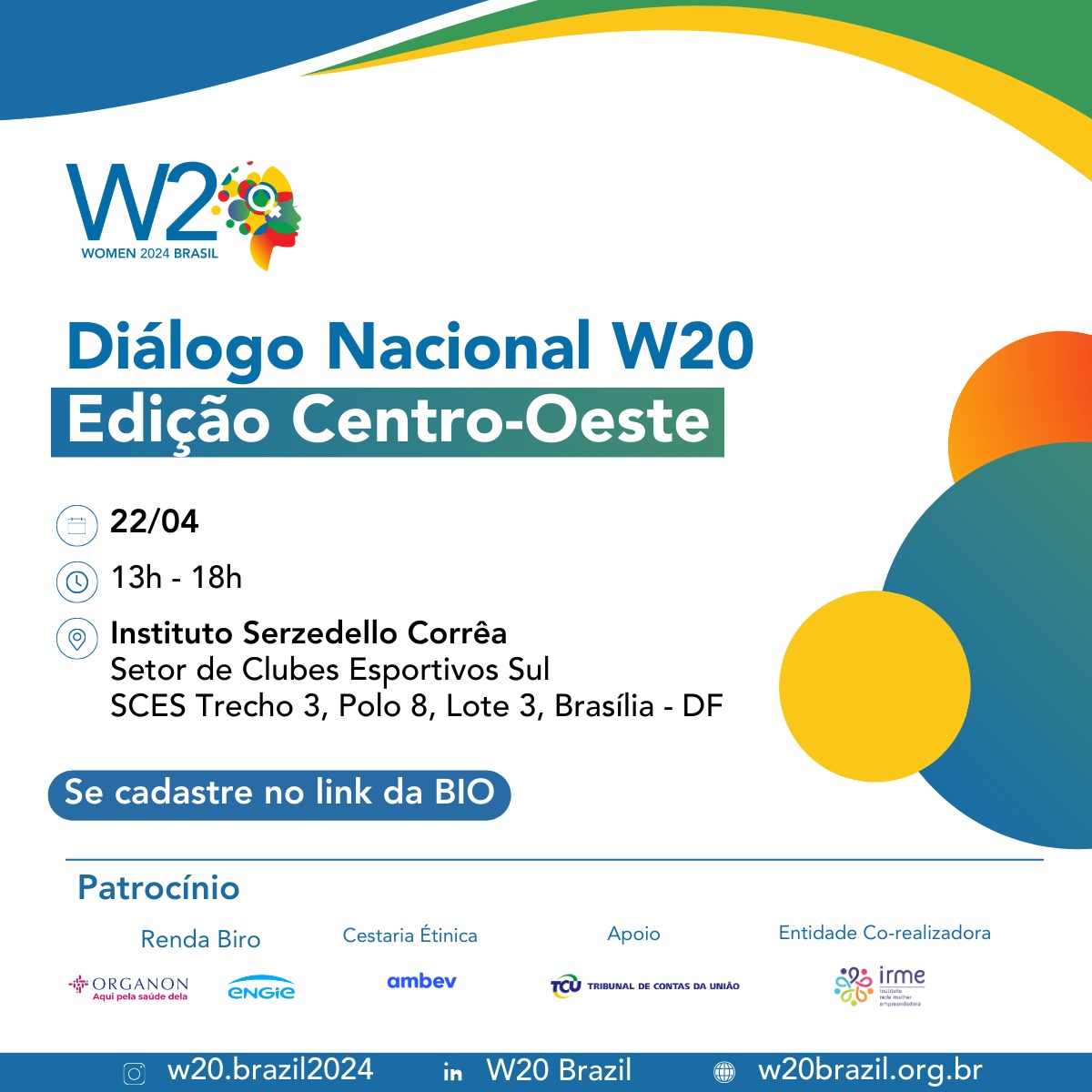 Diálogo Nacional do W20 Brasil