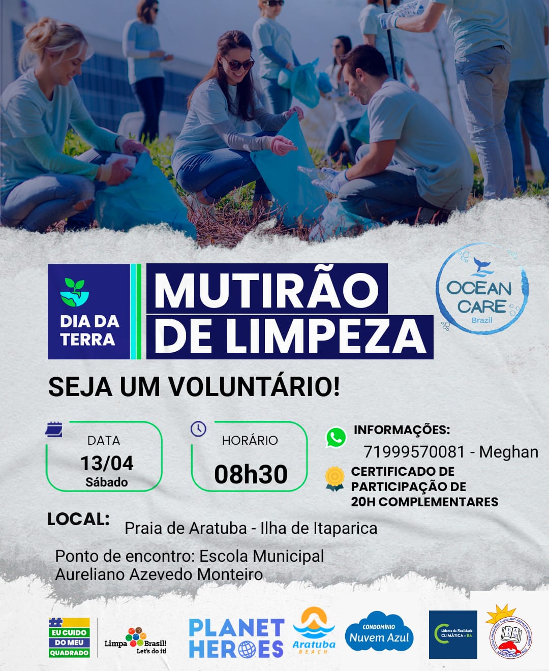 Mutirão de Limpeza Ocean Care
