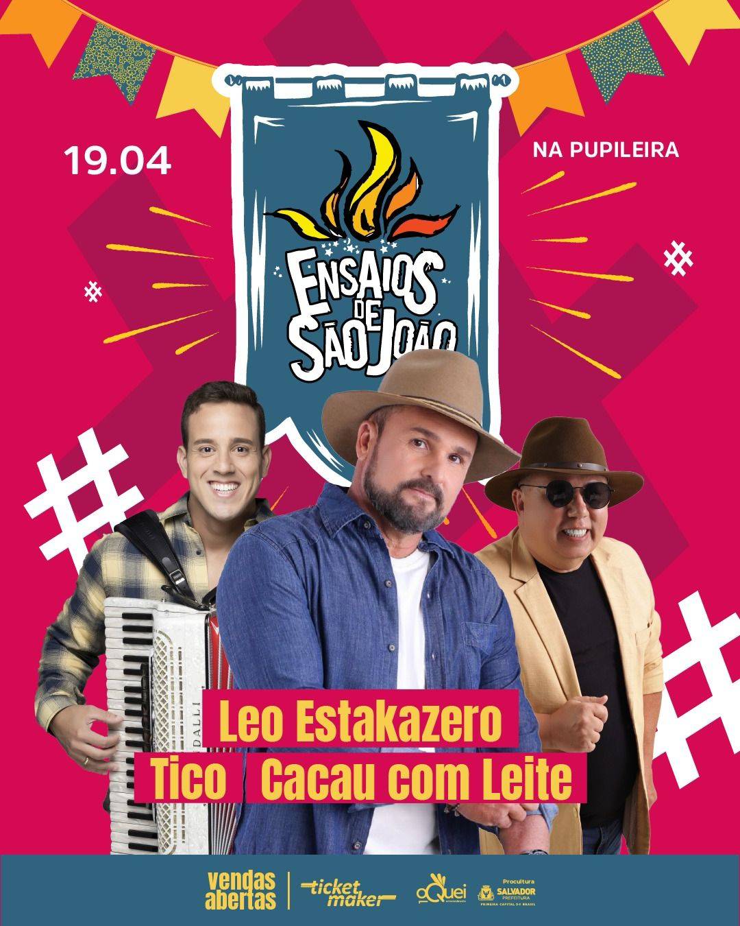 LEO ESTAKAZERO ABRE TEMPORADA DOS “ENSAIOS DE SÃO JOÃO