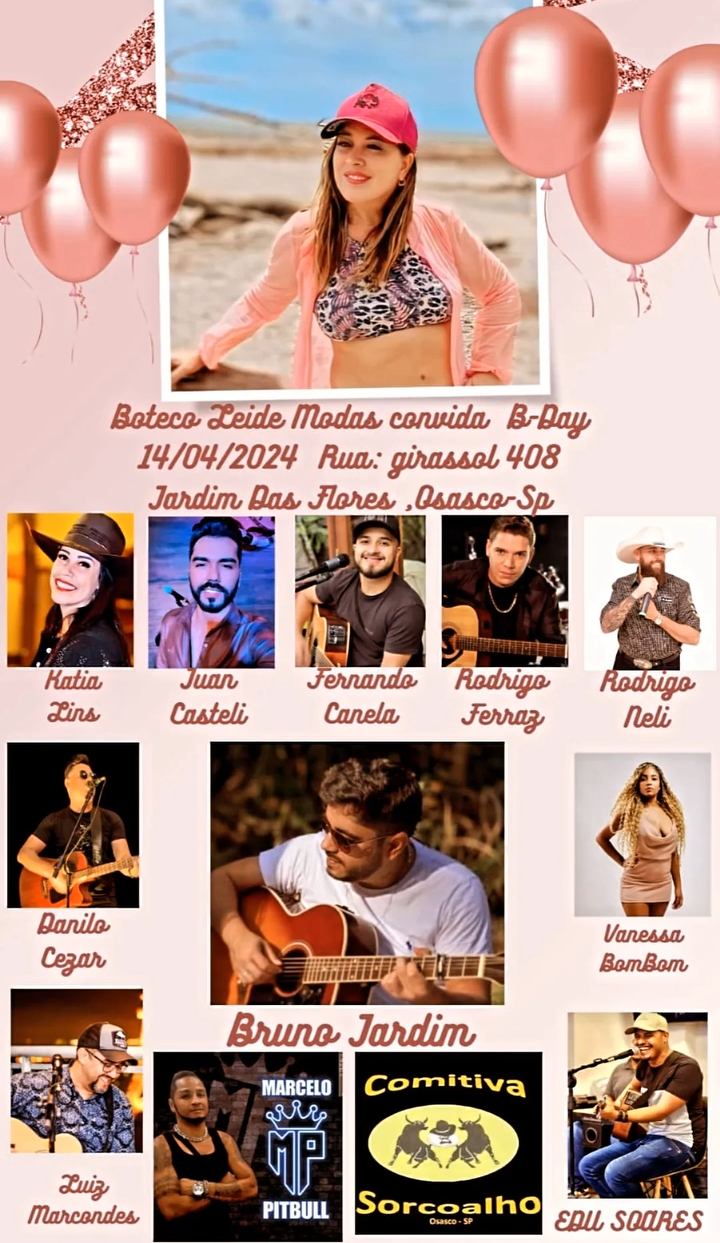 Festa de Aniversário Leide Modas
