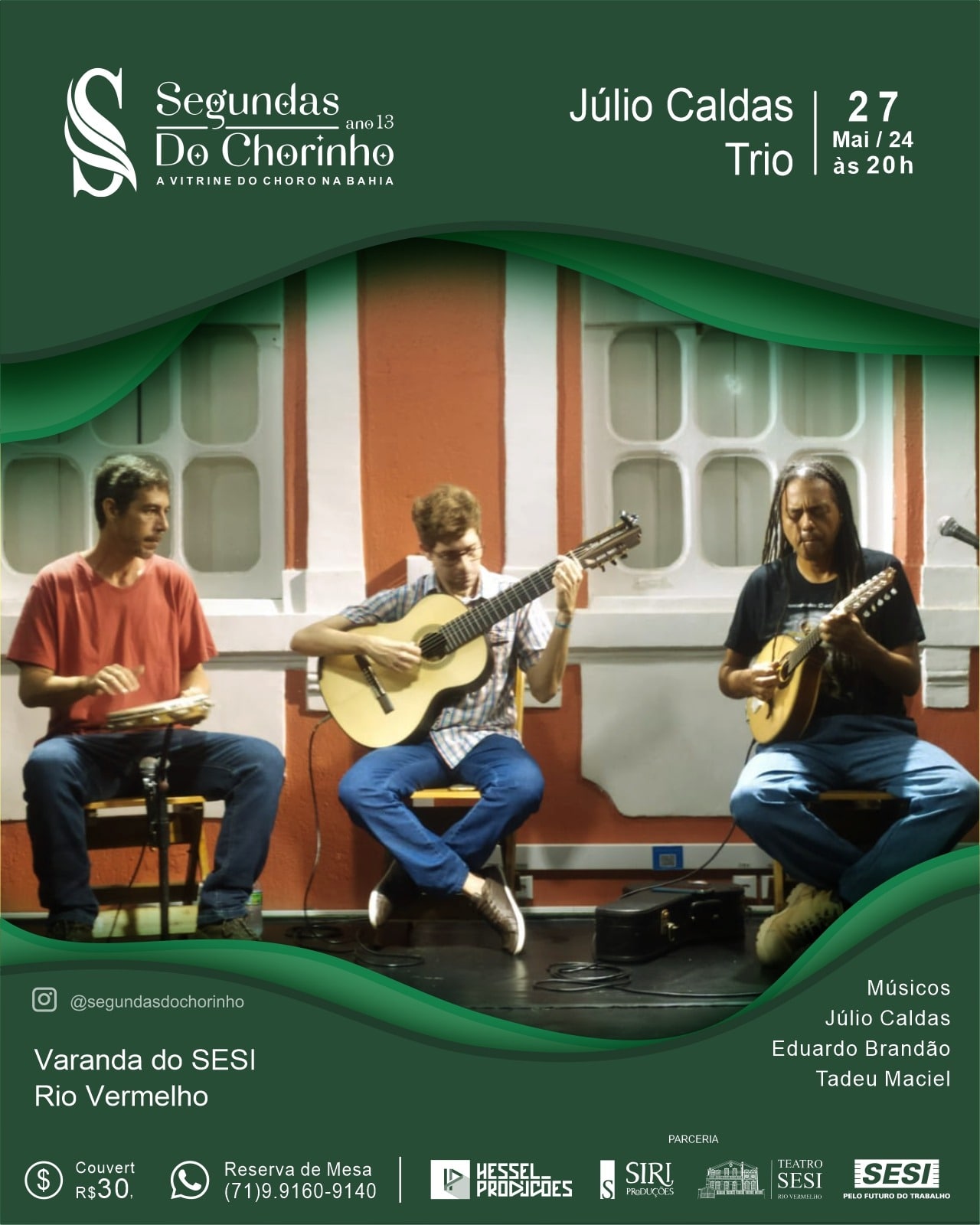 Julio Caldas Trio em A Antologia do Violão Tenor