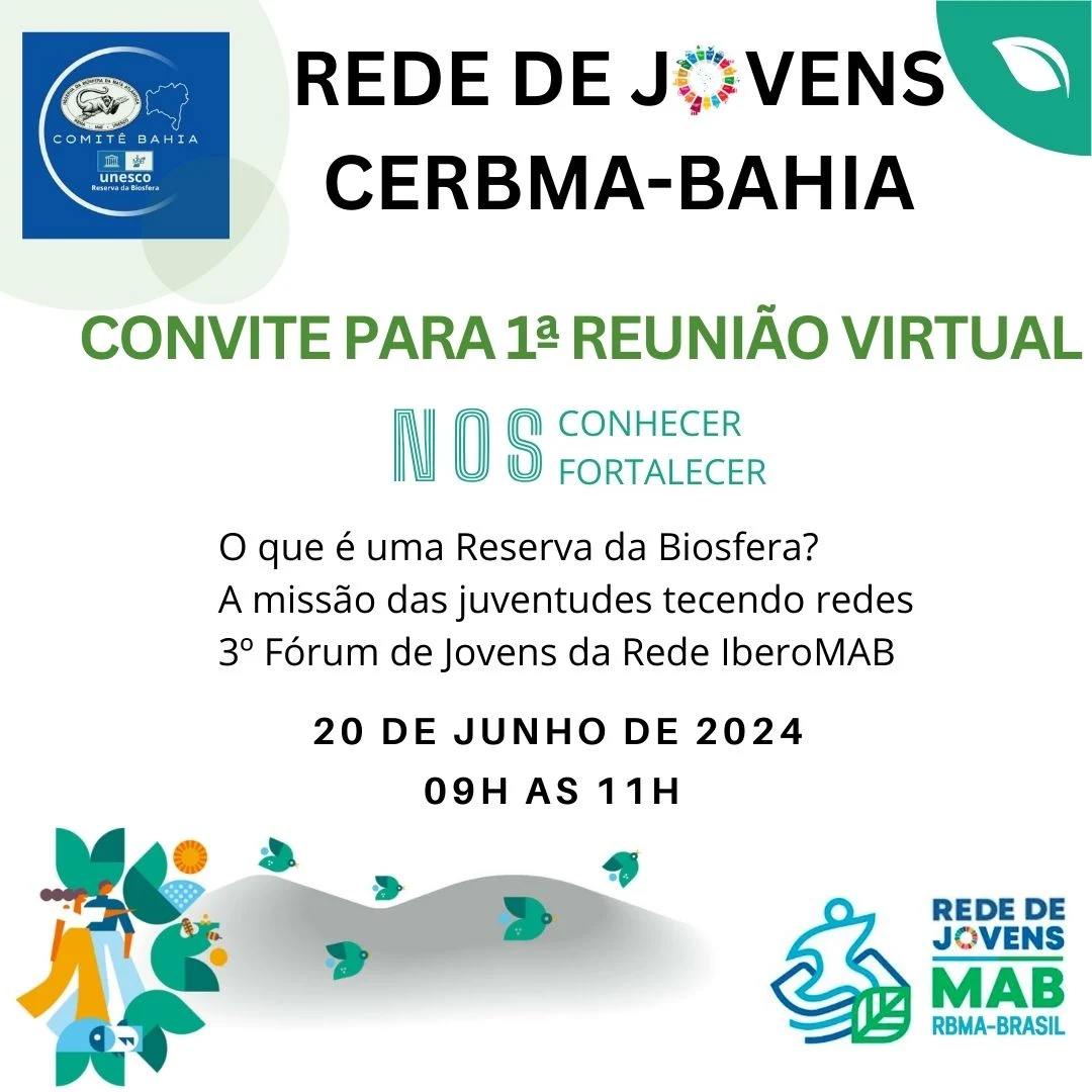 A Rede de Jovens da Reserva da Biosfera da Mata Atlântica – Núcleo Bahia, realiza sua primeira reunião