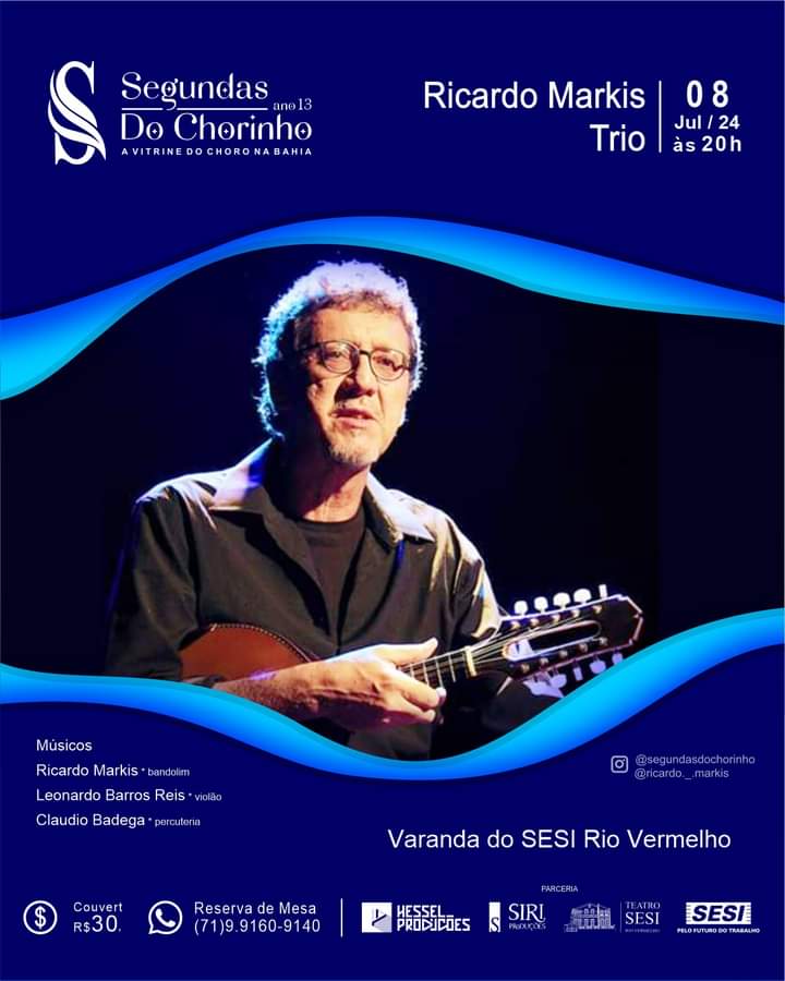 Ricardo Markis Trio no Segundas do Chorinho