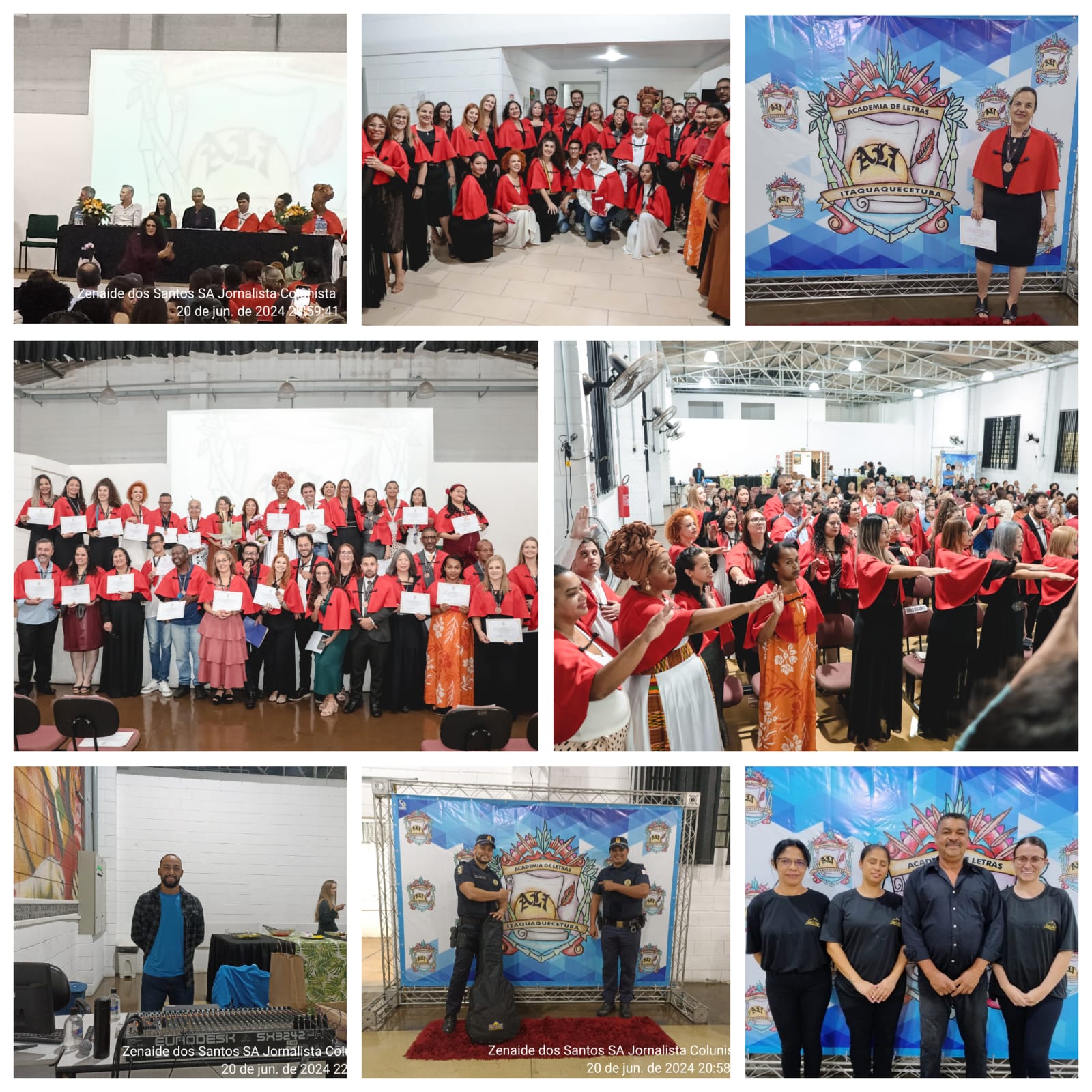 ALI Academia de Letras de Itaquaquecetuba sucesso na Cerimônia de Posse