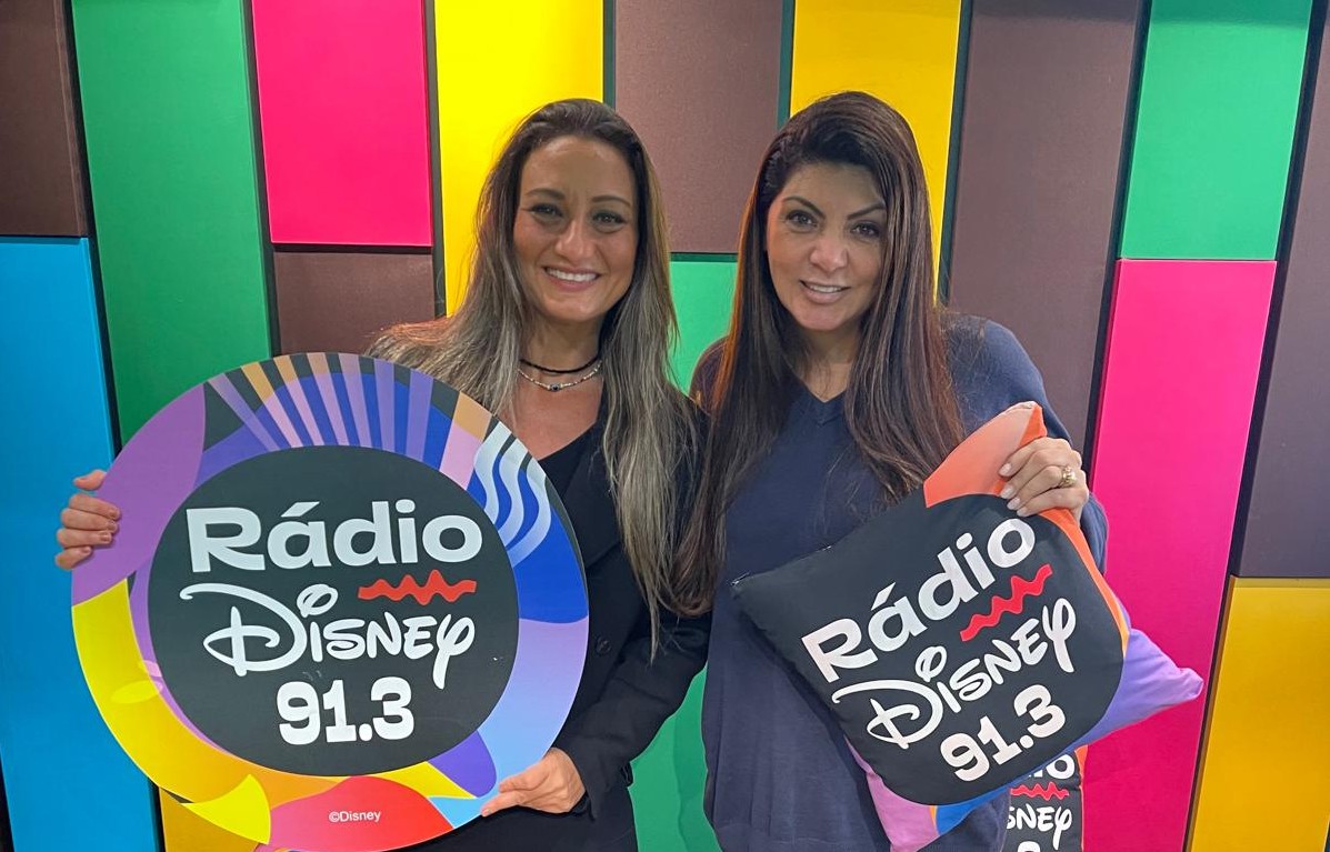 Luzia Moraes foi recebida por Patrícia Liberato na Rádio Disney São Paulo