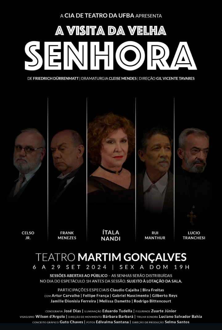 A Visita da Velha Senhora no Teatro Martim Gonçalves!