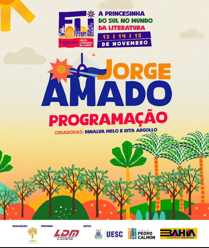 Festa Literária de Ilhéus divulga programação da sua 7ª edição