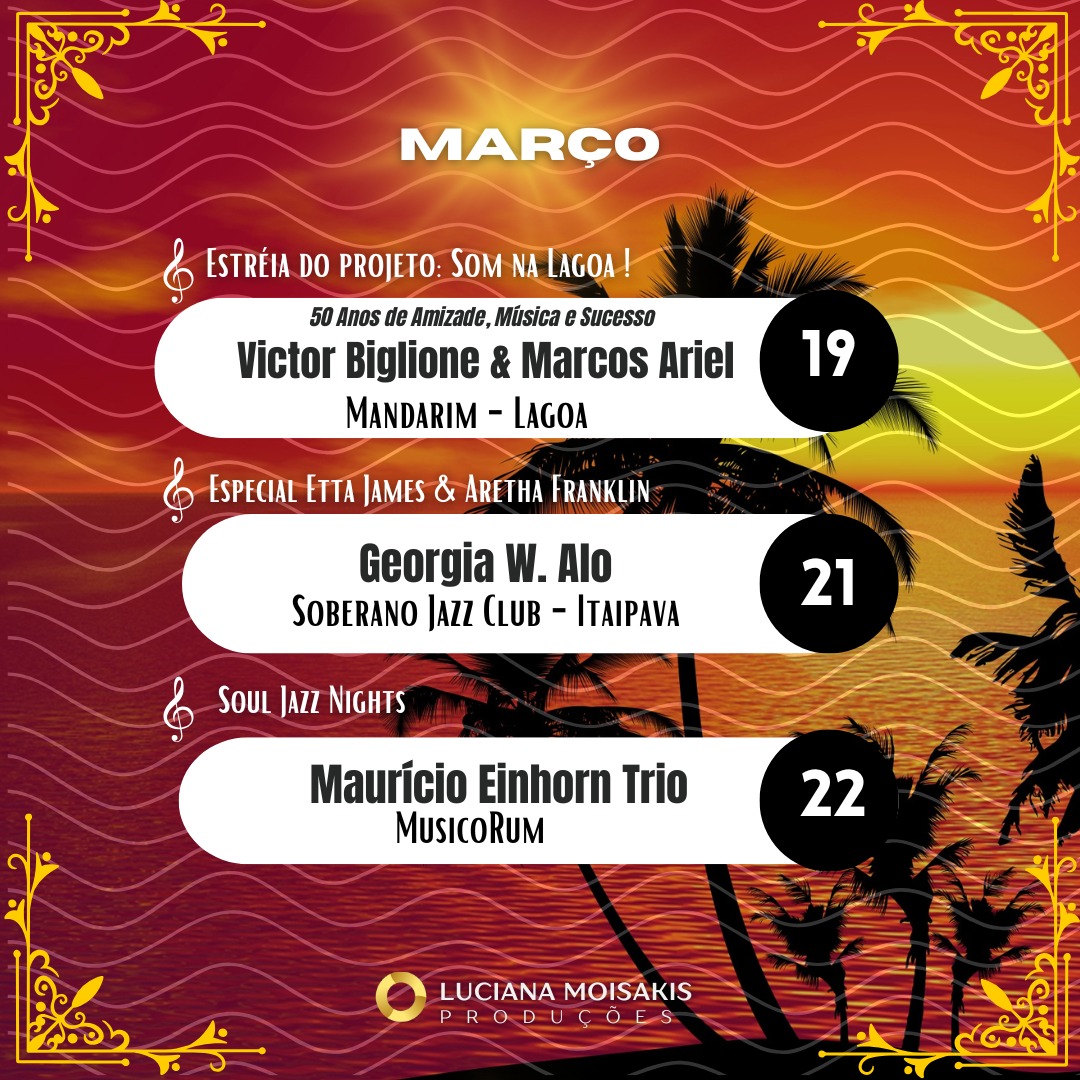 Agenda da Semana – Música, Emoção e Grandes Encontros!