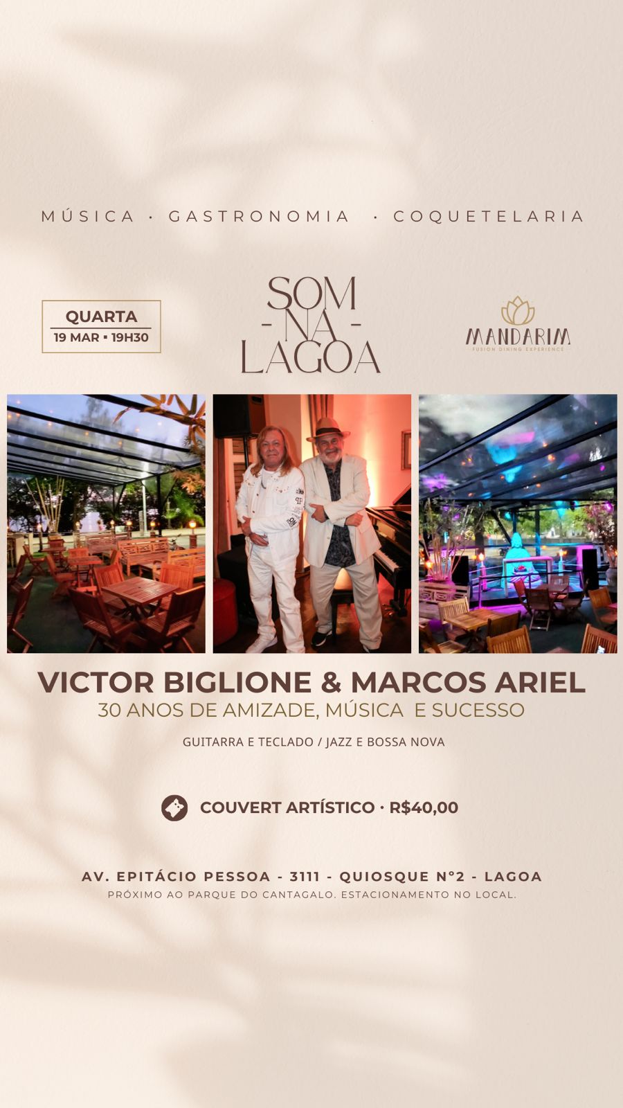 Victor Biglione & Marcos Ariel – 30 anos de Amizade, Música e Sucesso