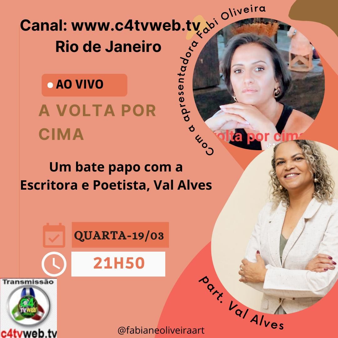 Val Alves é a entrevistada no “A Volta Por Cima” com Fabi Oliveira