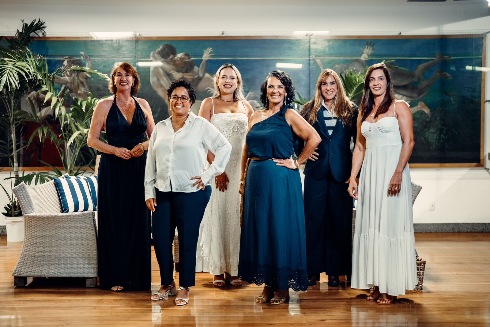 Uma noite de arte, mar e mulheres: jantar da AMMAR celebra 1º aniversário com leilão beneficente no Yacht Clube da Bahia