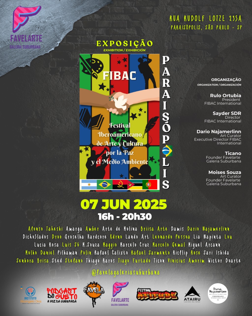 FIBAC Paraisópolis terá exposição e atrações artísticas