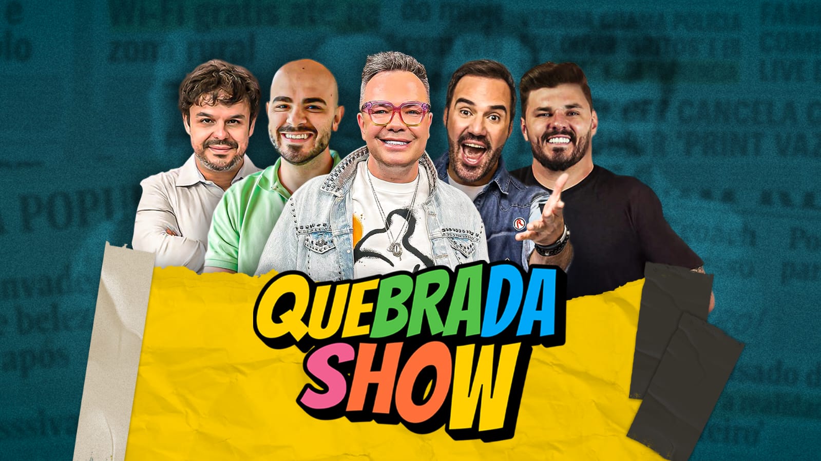 Programa “Quebrada Show” estreia nesse domingo, no Youtube, com apresentação do jornalista Felipeh Campos e grande elenco