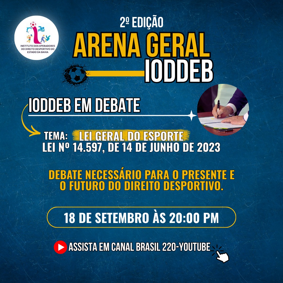 2ª Edição do Arena Geral IODDEB- PROGRAMA 28
