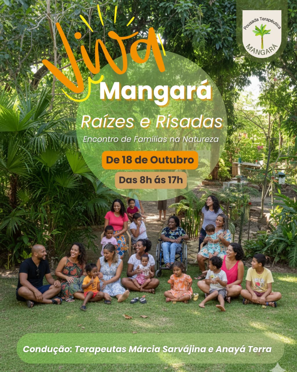 Raízes e Risadas: um encontro para brincar, sentir e nutrir a família