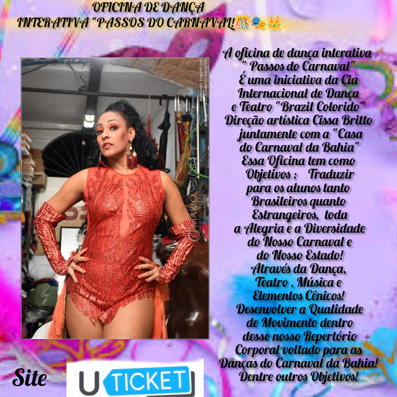 OFICINA DE DANÇA INTERATIVA “PASSOS DO CARNAVAL!