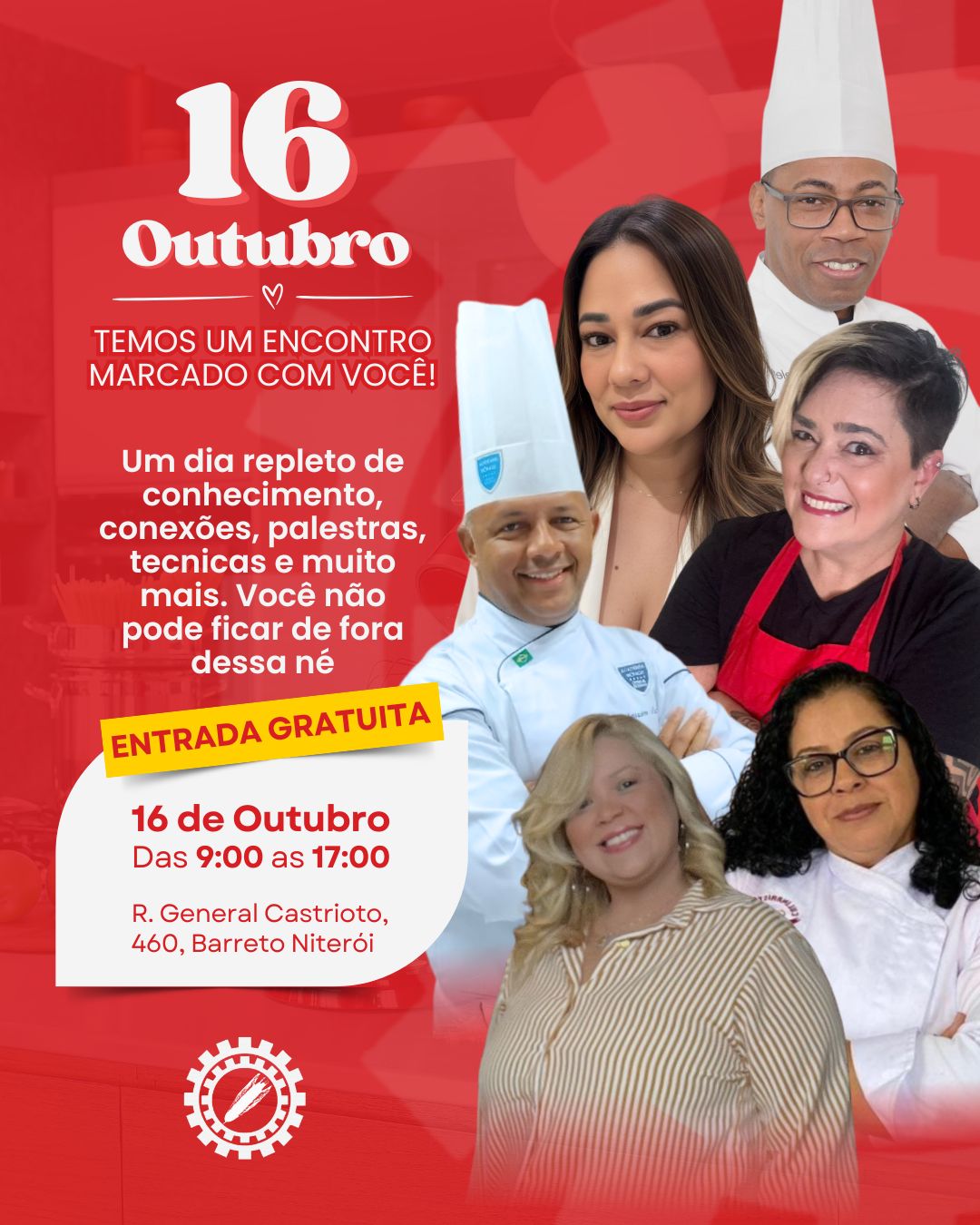 Sindipanific promove dia de conhecimento e networking gratuito para profissionais e empreendedores da panificação em Niterói