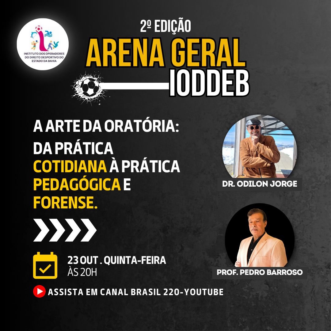 33ª Entrevista da 2ª Edição do Arena Geral IODDEB