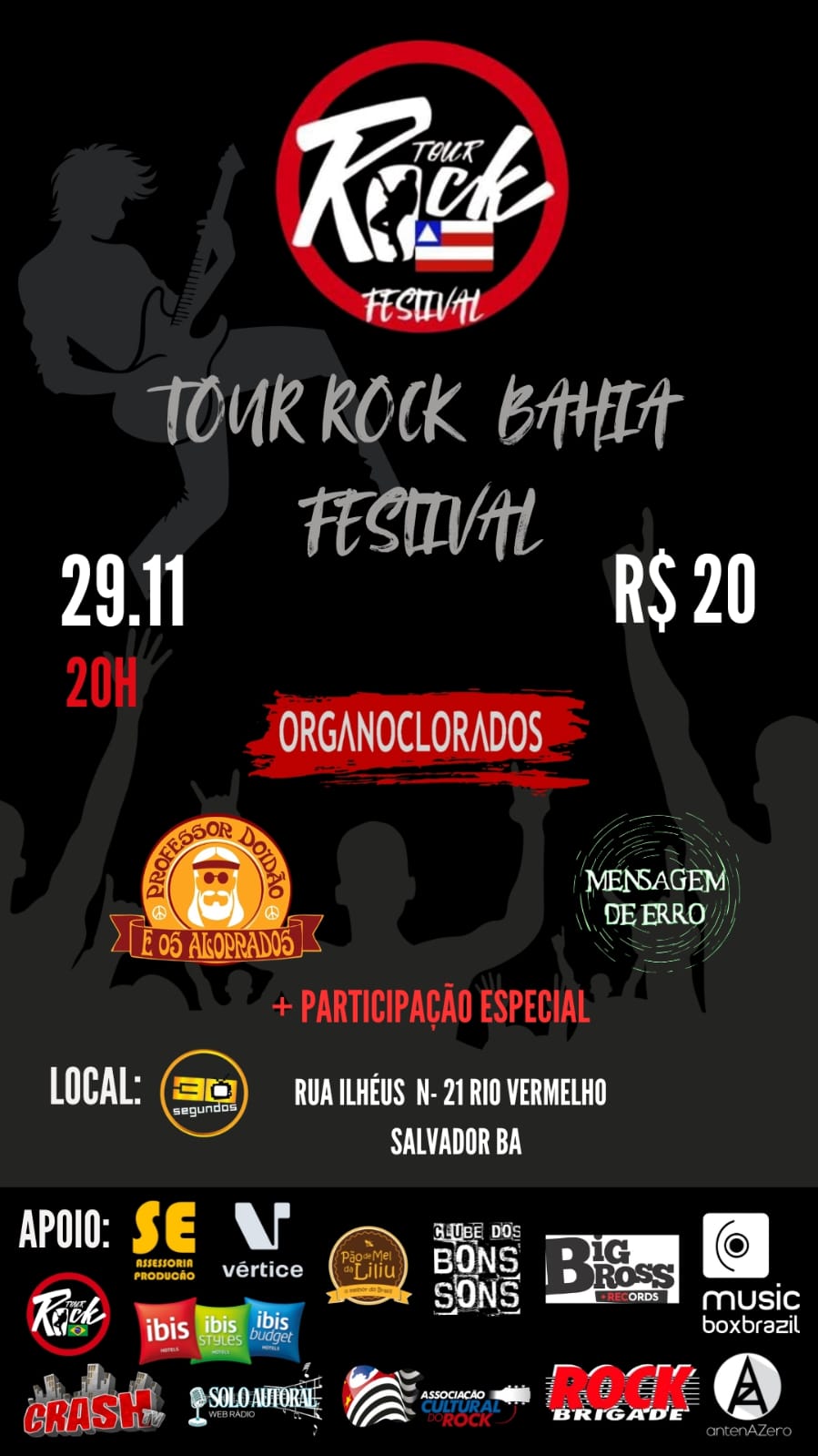 Professor Doidão e os Aloprados no Tour Rock Bahia Festival