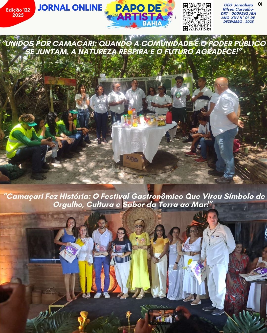 Jornal Papo de Artista. Confira!