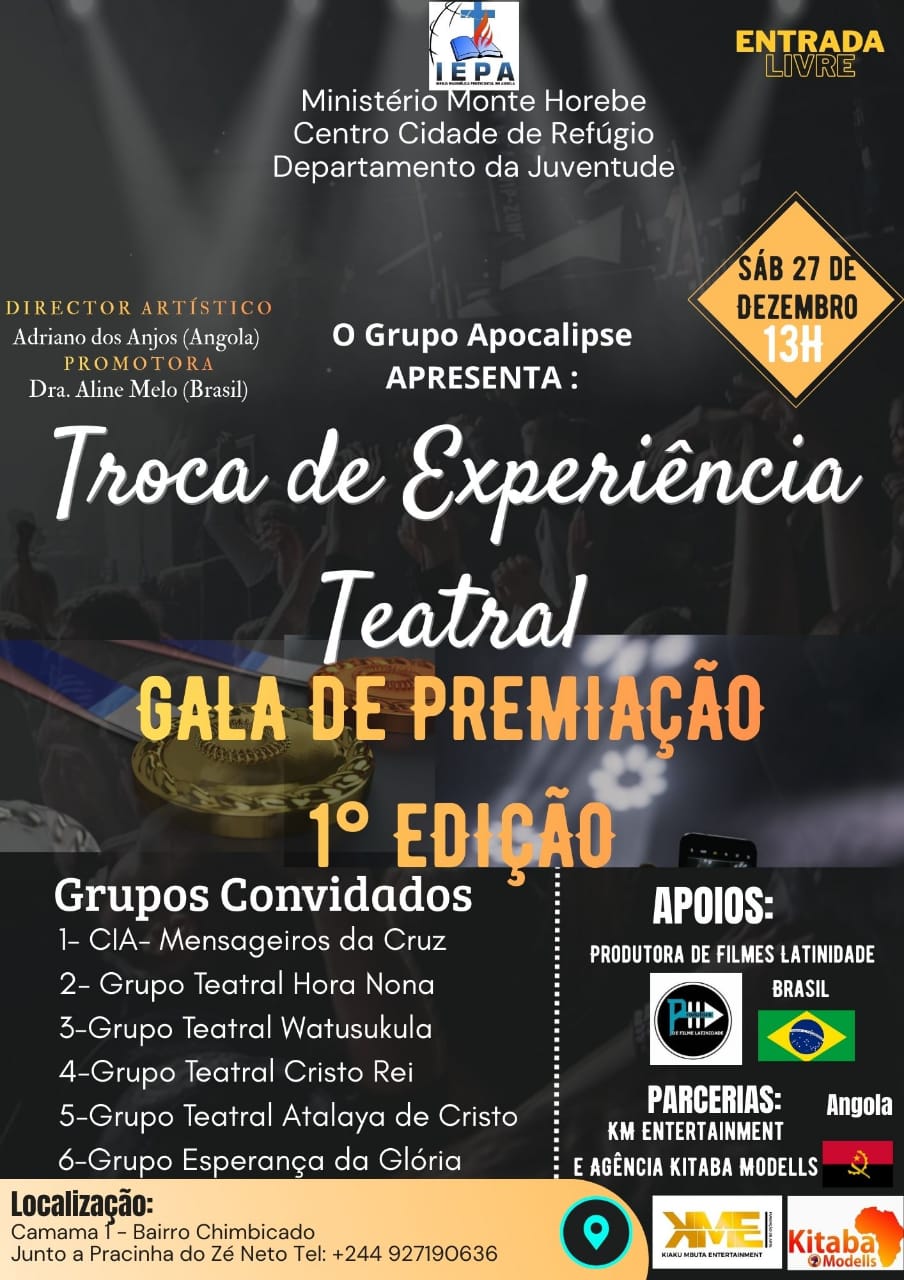1° Edição da Gala de Premiação “Troca de Experiência Teatral”