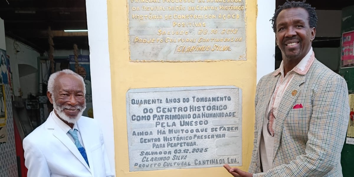 Cantina da Lua celebra 40 anos do tombamento do Pelourinho com presença de personalidades do esporte e da cultura