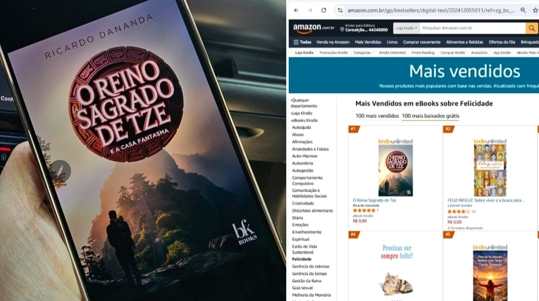 Livro de Ricardo Dananda é Best Seller Amazon pela BFK Books