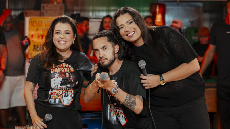 Rayane & Rafaela e Grelo param rua de Goiânia com a gravação do single “Seu Pilantra”