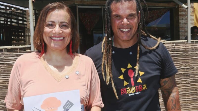 Chef Claudia Sobrinho recebe Anderson Lima do Restaurante Madiba no episódio do ‘Papo de Cozinha’