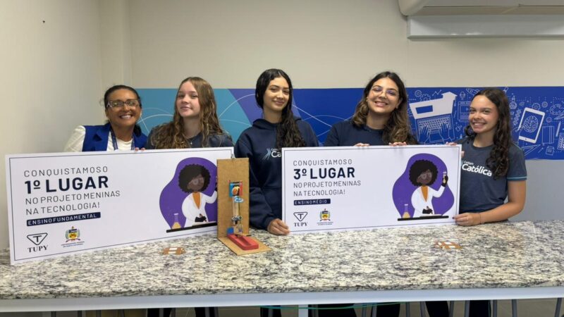 Colégio estimula protagonismo das alunas na área de tecnologias e ciências