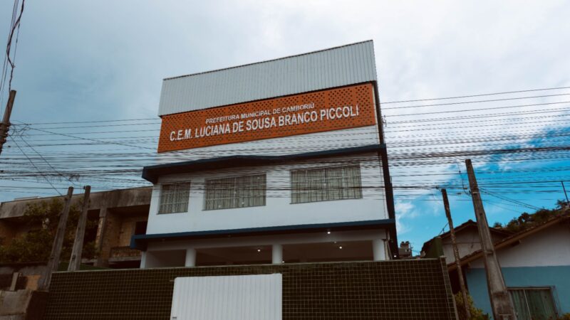 Camboriú inaugura Centro Educacional Luciana Piccoli e amplia investimentos na educação municipal