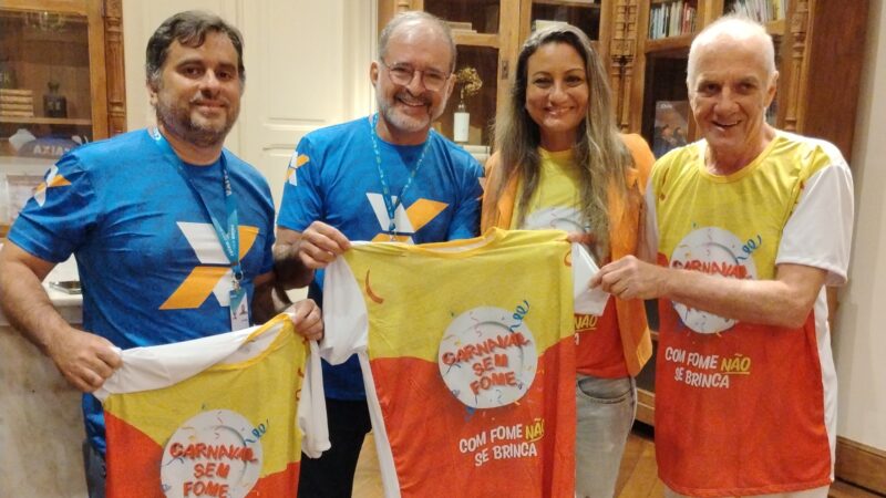 Campanha Carnaval sem Fome lançada no Palacete TiraChapéu