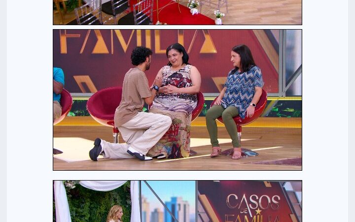 “Casos de Família” estreia aos sábados com direito a pedido de casamento