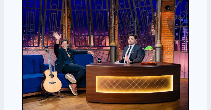 Danilo Gentili recebe Rafael Infante em noite quase terapêutica