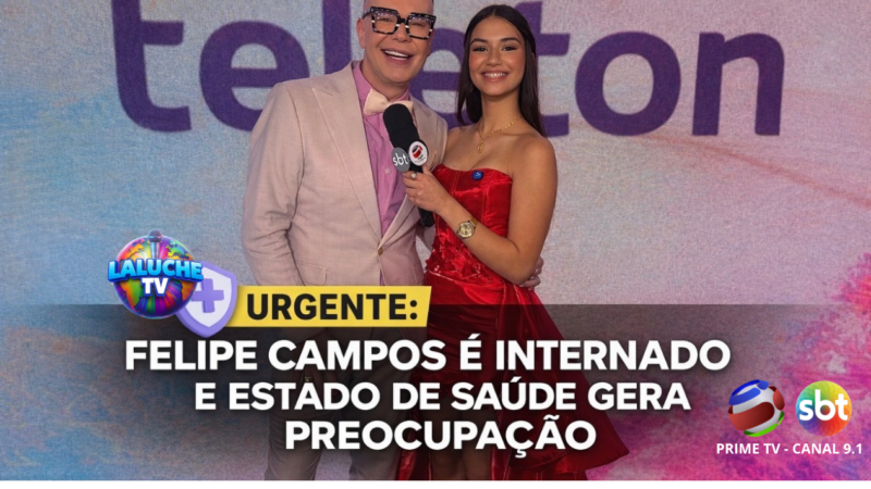 Internação de Felipe Campos pega público de surpresa e gera comoção