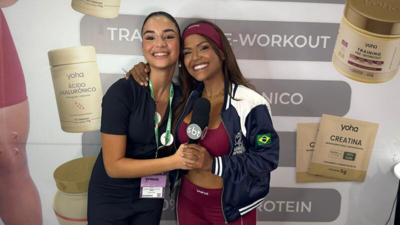 No Arnold Sports, Camila Loures impulsiona a Viva Yoha e destaca nova era do lifestyle saudável