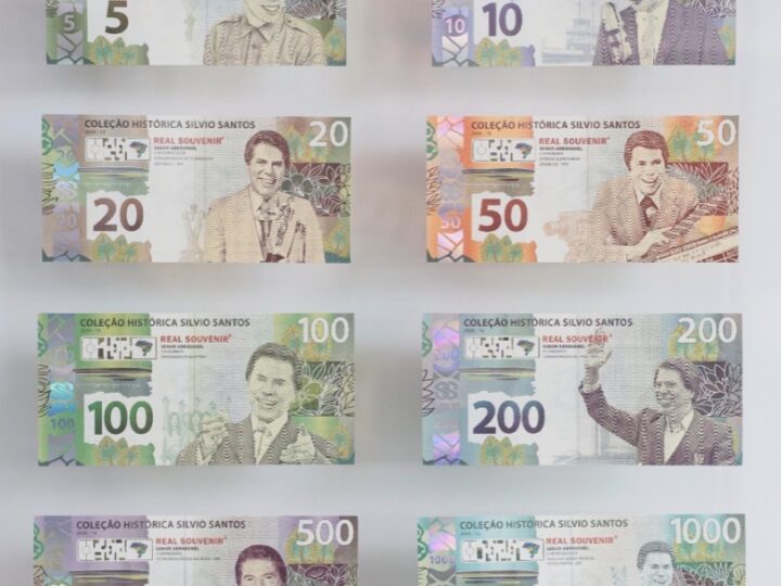 Real Souvenir lança coleção oficial de cédulas comemorativas em homenagem a Silvio Santos, em parceria com o SBT