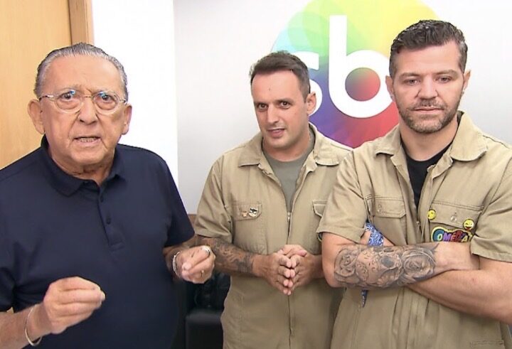 Galvão Bueno e Sabrina Sato marcam a estreia do “Comédia SBT”