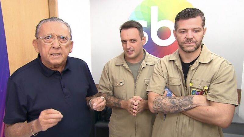 Galvão Bueno e Sabrina Sato marcam a estreia do “Comédia SBT”