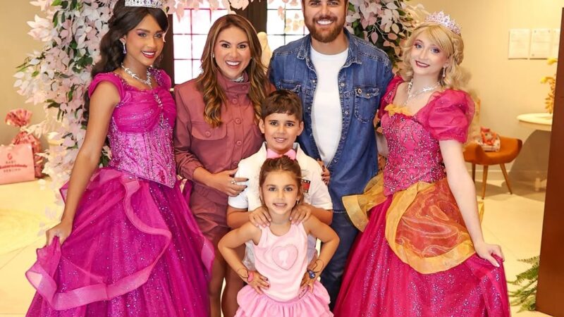 Angelina, filha de Zé Neto, comemora 6 anos com festa temática de princesa