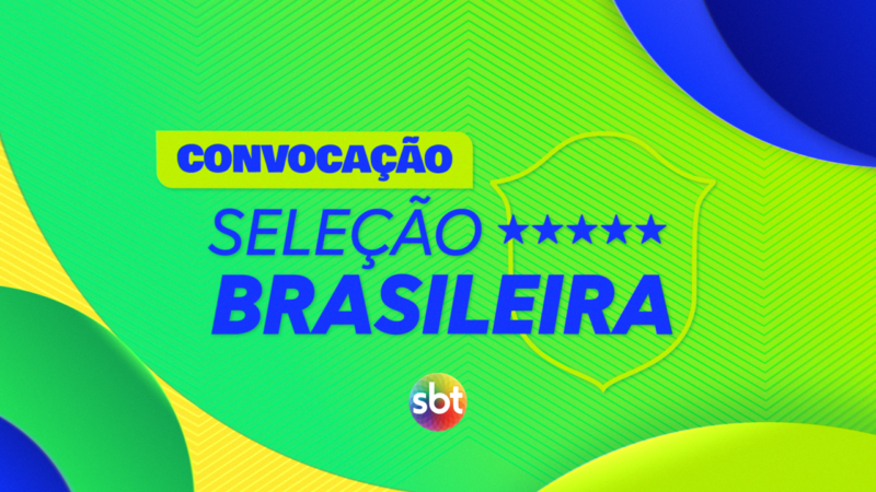 Na TV, no streaming e no YouTube: SBT acompanha a convocação da Seleção Brasileira para a Copa do Mundo FIFA 2026