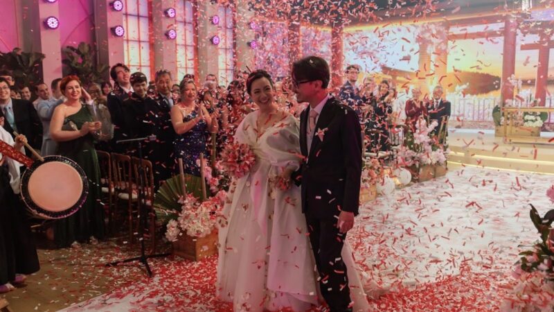 Tradição, simbolismo e amor: casal homenageia a cultura japonesa em cerimônia emocionante no “Fábrica de Casamentos”