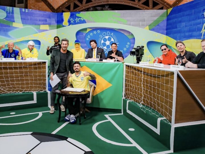 Chico Lang volta às mesas-redondas em estreia do quadro “Roda Redonda” no The Noite com participação de Sérgio, ex-goleiro do Palmeiras