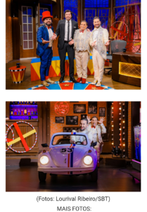 Na mídia com a Laluche Dedé Santana, Diego Hipólito e Frederico Redder celebram o circo e falam sobre o espetáculo Abracadabra no The Noite